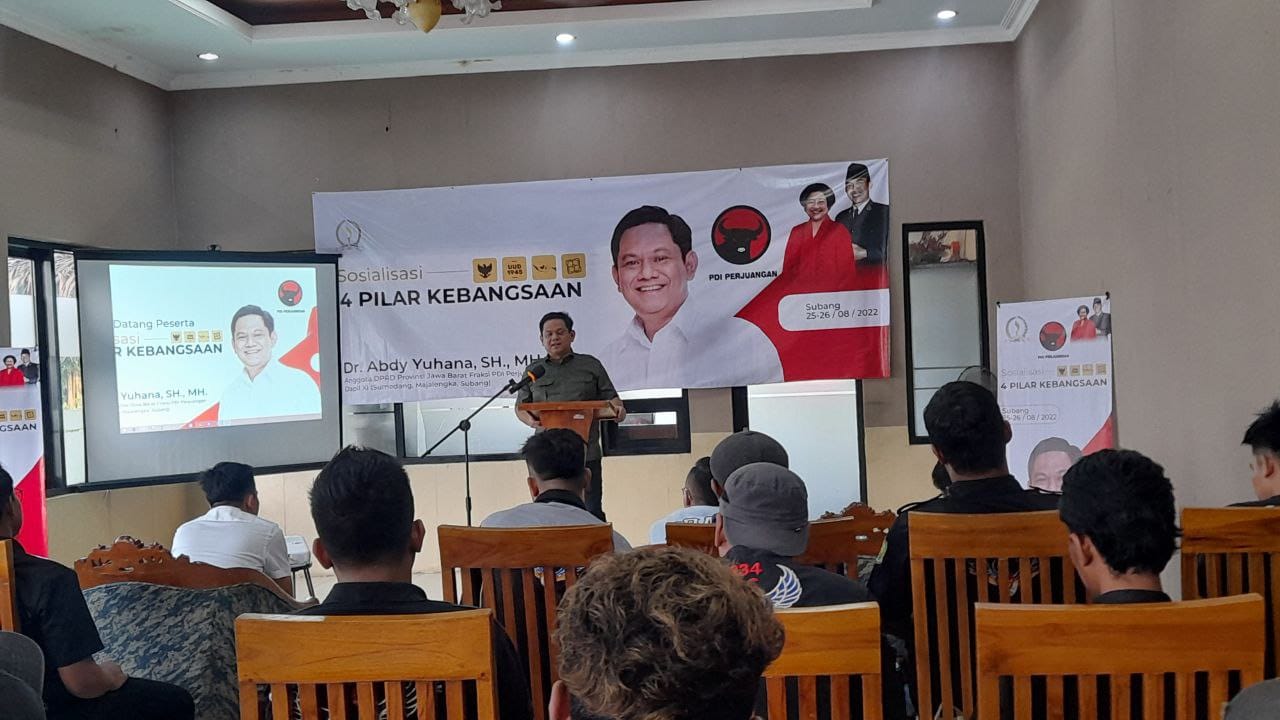 Legislator DPRD Jabar Abdy Yuhana Sosialisasikan 4 Pilar Kebangsaan di Subang
