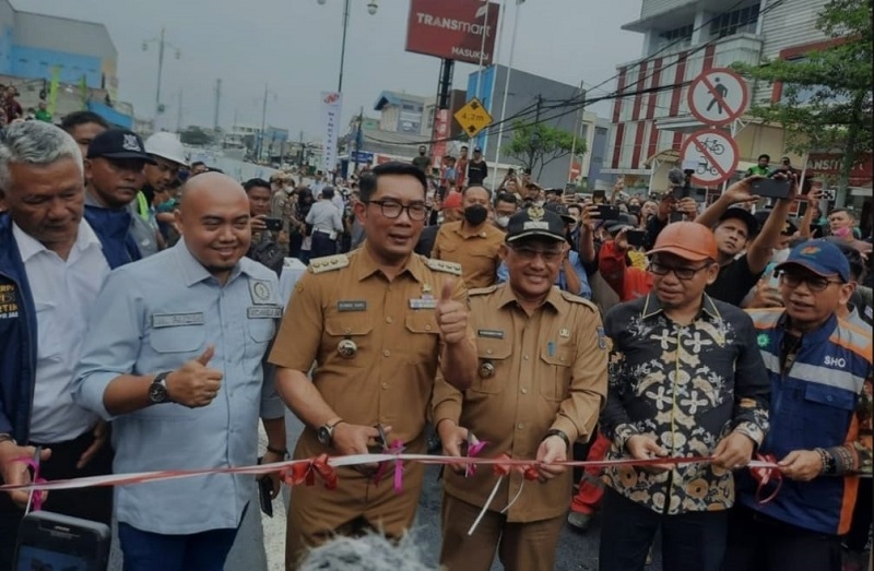 Ridwan Kamil Resmikan Underpass Dewi Sartika, Atasi Kemacetan di Depok