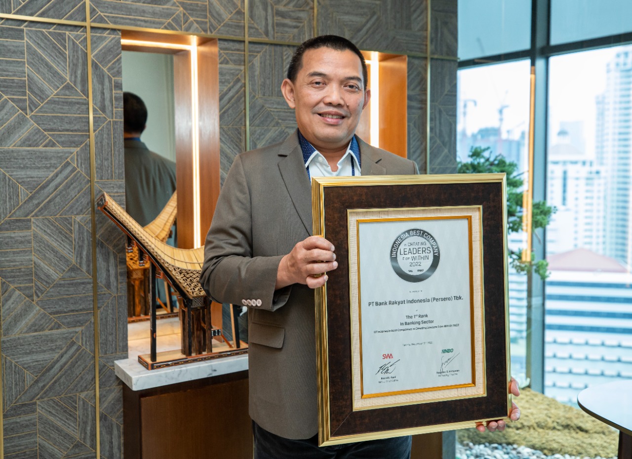 Lahirkan Pemimpin Terbaik, BRI Jadi Indonesia Best Companies in Creating Leaders from Within Awards 2022