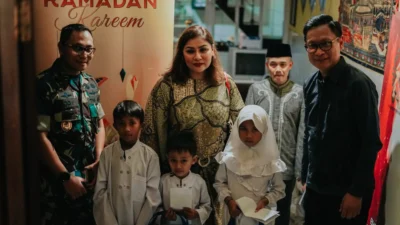 QNET dan Pasis Dikreg Sesko TNI Berbagi Kebahagiaan Ramadan ke Dua Panti Asuhan