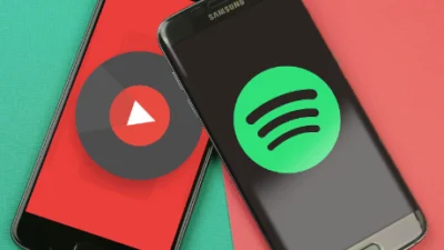 YouTube Music vs Spotify Premium. Ilustrasi captured via NextPit