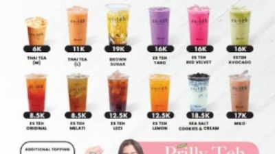 Daftar Harga Menu Es Teh Indonesia yang Lagi Viral! Cek Disini