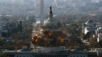 Salah Satu Scene di Film White House Down (2013). Sumber Gambar via fxguide