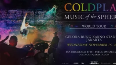 Rundown Konser Coldplay di Jakarta