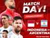 FIFA Match Day Menyajikan Laga Hangat Timnas Indonesia Melawan Argentina.