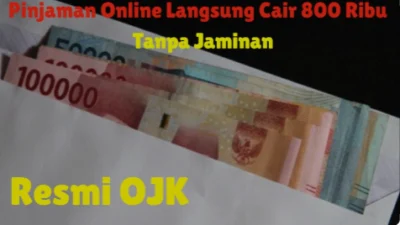 5 Aplikasi Pinjaman Online 800 rb, Resmi!