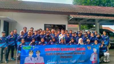 Koni Subang Lepas 48 Atlet Ikuti Popda ke-13 Jawa Barat