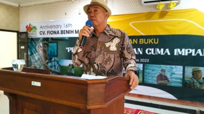 Rayakan Hari Jadi, Produsen Benih Padi Terbesar Jawa Launching Buku Petani Sultan Bukan Cuma Impian