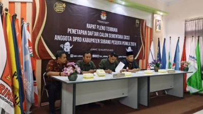 KPU Subang Tunggu Tanggapan Masyarakat Soal 625 Bacaleg yang Memenuhi Syarat Daftar Calon Sementara