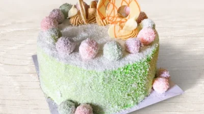 Resep Cake Klepon dengan Cita Rasa Tradisional yang Nendang Abis. (Sumber Gambar via BOLA Deli)