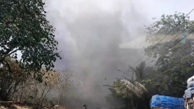 Pembakaran Batu Kapur Biang di Karawang Kerok Buruknya Polusi Udara di Jakarta