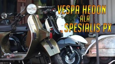 Gokil! Vespa PX Exclusive Sport Harganya Lebih Fantastis daripada Vespa Lainnya