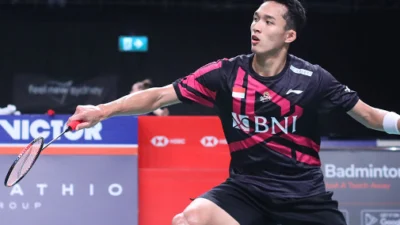 Jonatan Christie Telan Kekalahan Atas Ng Tze Yong di Australia Open 2023 (Image from BWF.com)