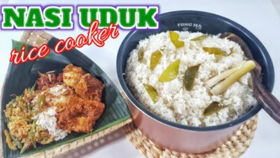 Resep Nasi Uduk Rice Cooker, Wangi dan Teksturnya Pulen
