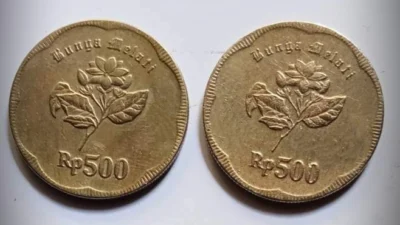 Koin Rp 500 Tahun 1971