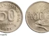 Uang Koin 50 Rupiah Tahun 1971 Bisa Laku Ratusan Juta, Benarkah?