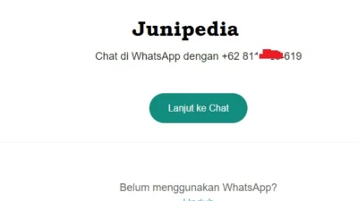 Kirim Pesan Whatsapp tanpa Save Nomor, capture via WA Me
