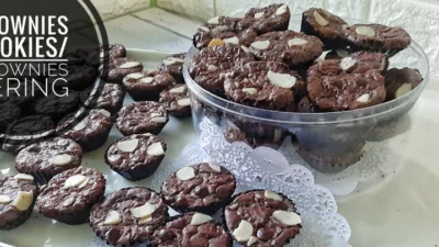 Brownies Kering Kacang Almond, Camilan Manis untuk Menemani Harimu