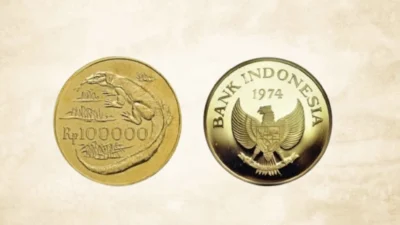 Koin Kuno Rupiah Yang Mengandung Emas
