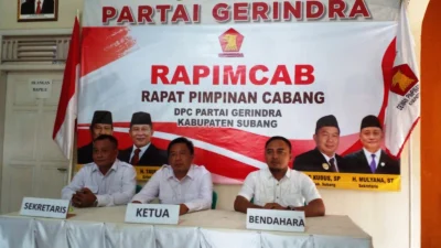 Gerindra Subang Usulkan Gibran Dampingi Prabowo Pada Pilpres 2024