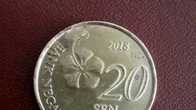 Harga Uang Koin 20 Sen Malaysia