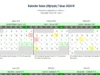 Kalender 2024 lengkap dengan Hijriyah, capture via Al-Habib,Info