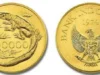 Koin Rp 100.000 Seri Cagar Alam, koin emas rupiah Indonesia