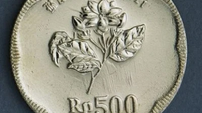 Uang Koin 500 Rupiah Cetakan 1992. (Sumber Gambar: detikFinance)