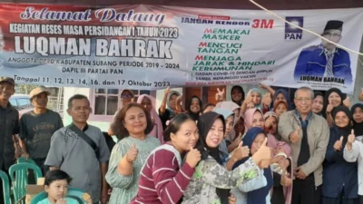 Reses Luqman Bahrak Fraksi PAN DPRD Subang