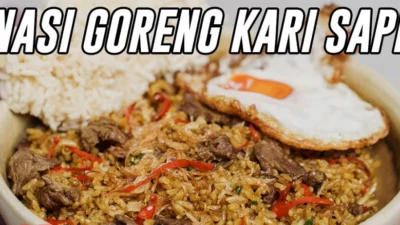 Resep Nasi Goreng Kari yang Enak Banget, Pecinta Nasi Goreng Wajib Coba!