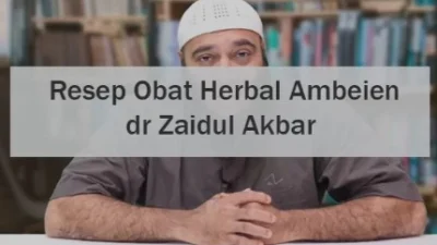 Resep Obat Herbal Ambeian dr Zaidul Akbar, Insya Allah Ampuh!!