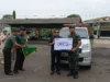 BRI Cabang Subang Serahkan 1 Unit Mobil Ambulance ke Kodim 0605 Subang