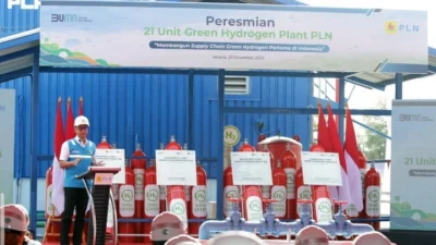Terbanyak di Asia Tenggara! PLN Resmikan 21 Unit _Green Hydrogen Plant