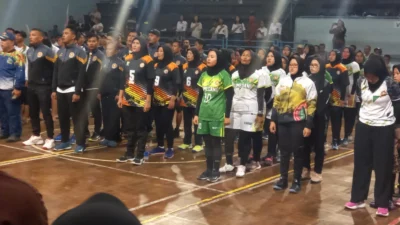 LEBIH BAIK. POR PGRI Jawa Barat 2023 diklaim lebih berhasil dibandingkan tahun-tahun sebelumnya dengan meratanya kekuatan setiap peserta dan juga kehadiran atlet-atlet muda potensial. ADAM SUMARTO/PASUNDAN EKSPRES