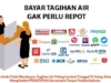 Tanggal 15 Sebentar Lagi, Yuk Bayar Tagihan Air Perumda TRS Lewat Online Saja!