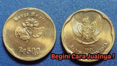 Cara Menjual Uang Logam Rp 500 Tahun 1991 ke Bank Indonesia