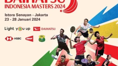 Daftar Harga Tiket Indonesia Masters 2024. (Sumber Foto: Screenshot via Instagram Post PBSI/@badminton.ina)