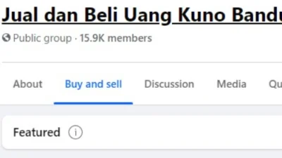 Cek Disini Grup Facebook Jual Beli Uang Kuno Jawa Barat, Dijamin Transaksi Makin Mudah (image from Facebook)