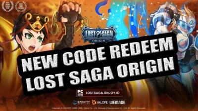Kode Redeem Lost Saga Origin
