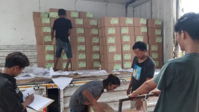 KPU Subang Sudah Terima Logistik Surat Suara Pemilu 2024