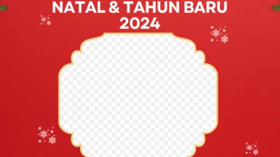 Free Link Twibbon Natal dan Tahun Baru 2024