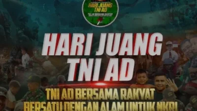 Semarakkan Hari Juang Kartika TNI AD ke-78: Unduh Banner dan Twibbon