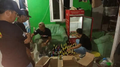 Malam Tahun Baru Sat Narkoba Polres Subang Razia Miras