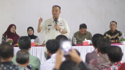 Kunjungi Kecamatan Patokbeusi, Pj. Bupati : Mengawal Proses Transisi Kepemimpinan di Kabupaten Subang