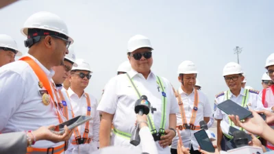 Dampingi Menko Perekonomian ke Pelabuhan Patimban, Pj Bupati Subang Ikuti Evaluasi dan Monitoring