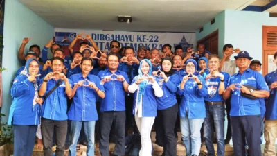 Pengurus DPC Partai Demokrat Subang Sambut SBY dan AHY ke Subang
