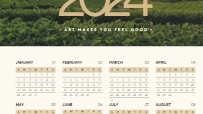 Download Kalender 2024 PDF Lengkap Hari Libur dan Cuti Bersama