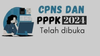 Pemerintah Buka Kembali Pendaftaran CPNS dan PPPK 2024, Cek Disini Cara Daftarnya
