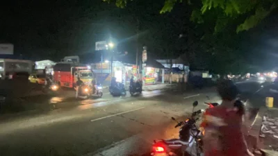 Pemotor Kecelakaan Tunggal di Rawabadak Subang