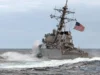 Houthi Serang Lagi Kapal Perang AS USS Gravely di Laut Merah